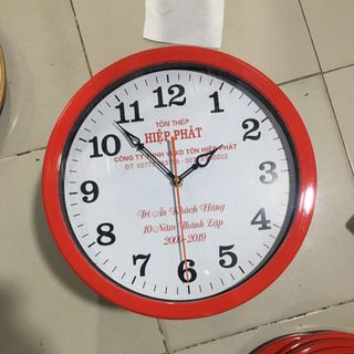 Đồng hồ treo tường in quảng cáo