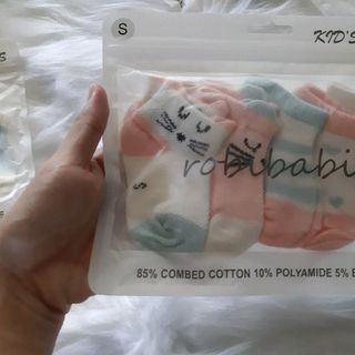 Set 5 đôi tất lưới cho bé trai bé gái