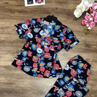 Đồ Bộ Pijama Đũi Quần Dài