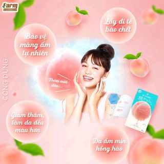 Mặt Nạ Thạch Đào Dưỡng Trắng Tinh Khiết Momopuri