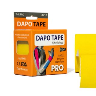 Băng Dán Cơ DapoTape Pro Uncut cuộn 5 mét x 5cm màu Vàng