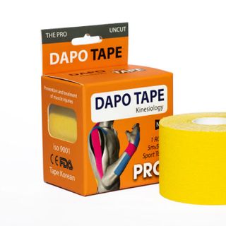 Băng Dán Cơ DapoTape Pro Uncut cuộn 5 mét x 5cm màu Vàng