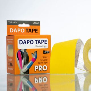 Băng Dán Cơ DapoTape Pro Uncut cuộn 5 mét x 5cm màu Vàng