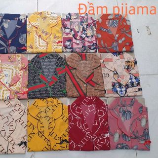 Đầm pijama nữ Lụa cao cấp giá sỉ