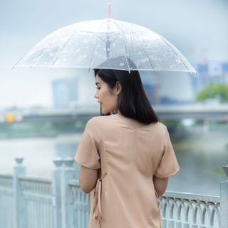 ĐẦM SUÔNG THẮT NƠ DÂY EO 2998