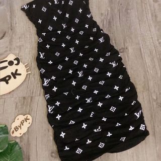Đầm 2 dây in hoạ tiết