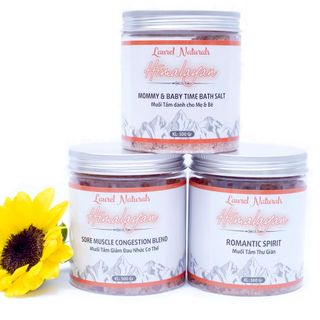 Muối Himalaya Tắm Thư Giãn Giảm Đau Nhức Laurel Naturals Cao Cấp