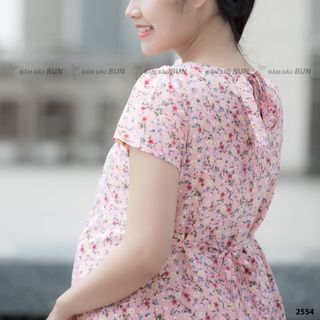 ĐẦM BẦU HỌA TIẾT HOA XINH 2554