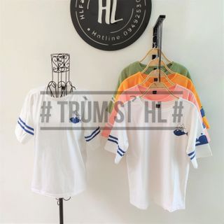 Áo thun tay lỡ chất tici dầy dặn mền đẹp