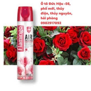 xịt khử mùi xe hơi văn phòng Flamingo