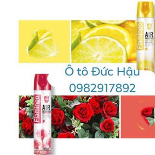 xịt khử mùi xe hơi văn phòng Flamingo