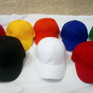 nón lưỡi trai màu cam