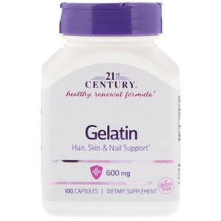 Hàng Mỹ 21st Century Viên uống Gelatin đẹp da tóc móng - 100 viên