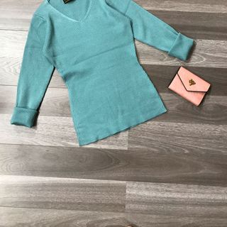 Áo len gân dệt kim tay dài xịn đẹp
