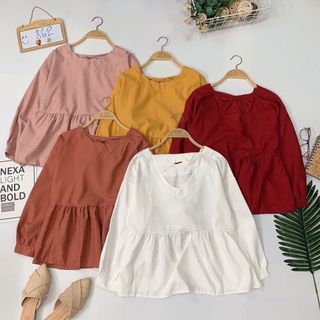 Aó babydoll nơ lưng giá sỉ