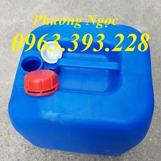 Can nhựa vuông đựng hóa chất can nhựa 20L can nhựa 30L