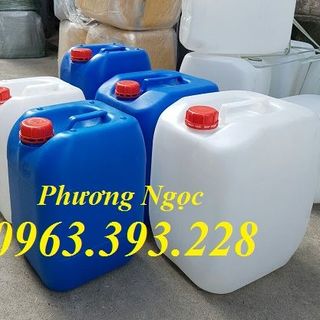 Can nhựa vuông đựng hóa chất can nhựa 20L can nhựa 30L