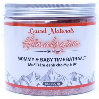 Muối Himalaya Tắm Dành Cho Mẹ Và Bé Laurel Naturals