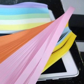 giấy xếp sao có 10 màu