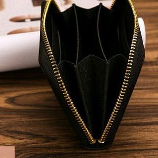 ví da mini khóa kéo