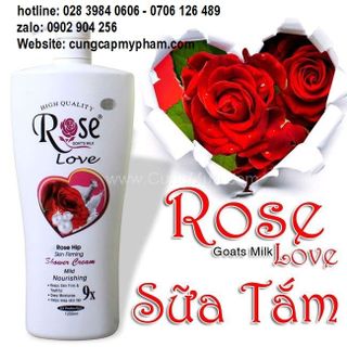 Sữa tắm dê Rose