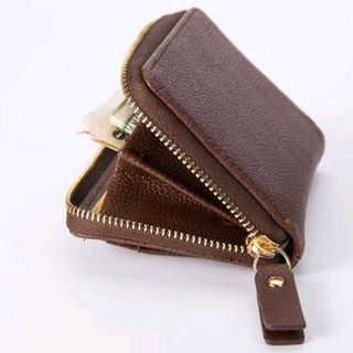 ví mini khóa kéo da pu