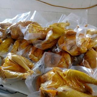Chuyên sỉ gà hấp muối tiêu