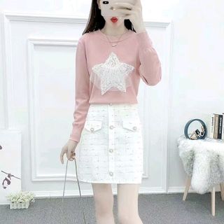 Áo len hình con sao