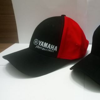 nón kết yamaha đỏ phối đen