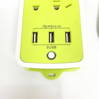 Ổ điện đa năng 6 phích cắm 3 cổng USB