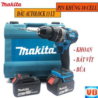 MÁY KHOAN PIN MAKITA 36V 3 CHỨC NĂNG - CÓ BÚA