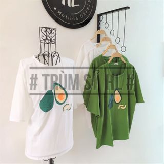 Áo Thun Tay Lỡ Trái Bơ bổ đôi