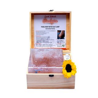 Đèn Đá Muối Himalaya Xông Chân Thải Độc Laurel Naturals