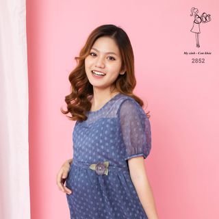 ĐẦM XÒE BABY DOLL VOAN BI VINTAGE 2852