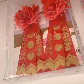 Bông chủ hôn hai họ nhà trai và nhà gái 1 cặp 19000₫