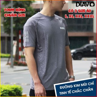 Áo thể thao DIAVO cổ tròn nhiều họa tiết nhiều màu chất đẹp trẻ trung khoẻ khoắn thời trang phù hợp với mọi lứa tuổi