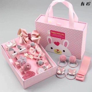 Sét Nơ Buộc Tóc Cho Bé Gái Kèm Hộp