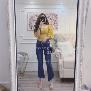 Quần jean nữ ổng loe M04