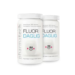 Viên ngậm chống sâu răng Fluor Daglig lọ 300 viên