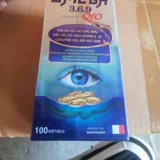 DẦU CÁ OMEGA 369 Q10 - Hộp 100 viên