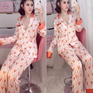 Đồ bộ pijama tdqd Nữ Lụa qc CAo cấp