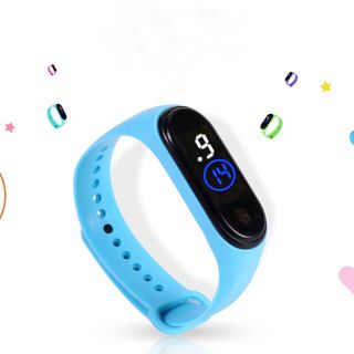 Đồng hồ thể thao unisex đèn led dây silicon chống nước tốt mẫu mới hot
