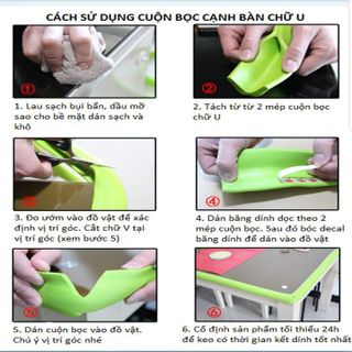 Xốp bọc cạnh bàn mềm an toàn cho bé yêu