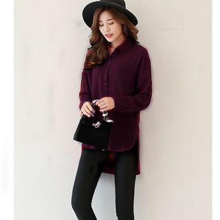 ÁO SƠ MI FORM DÀI CÁCH ĐIỆU A522
