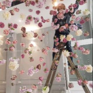 Hoa Cẩm Tú Cầu Tông Palet Cao 80cm- Hoa Giả