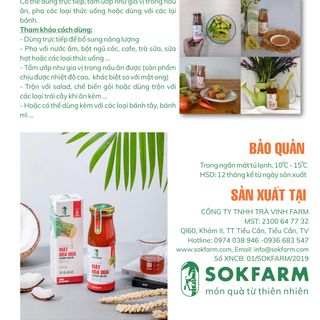 Mật Hoa Dừa SokFarm - Dành cho người Tiểu Đường