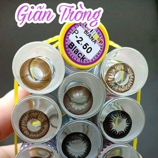 lens Kính áp tròng BLACK ĐỘ