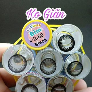 lens Kính áp tròng BLACK ĐỘ