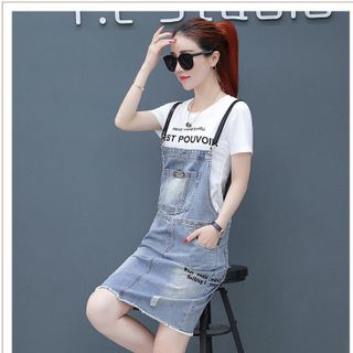 ĐẦM YẾM JEAN IN CHỮ KIỂU MỚI D780