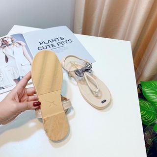 Giày sandal hoa